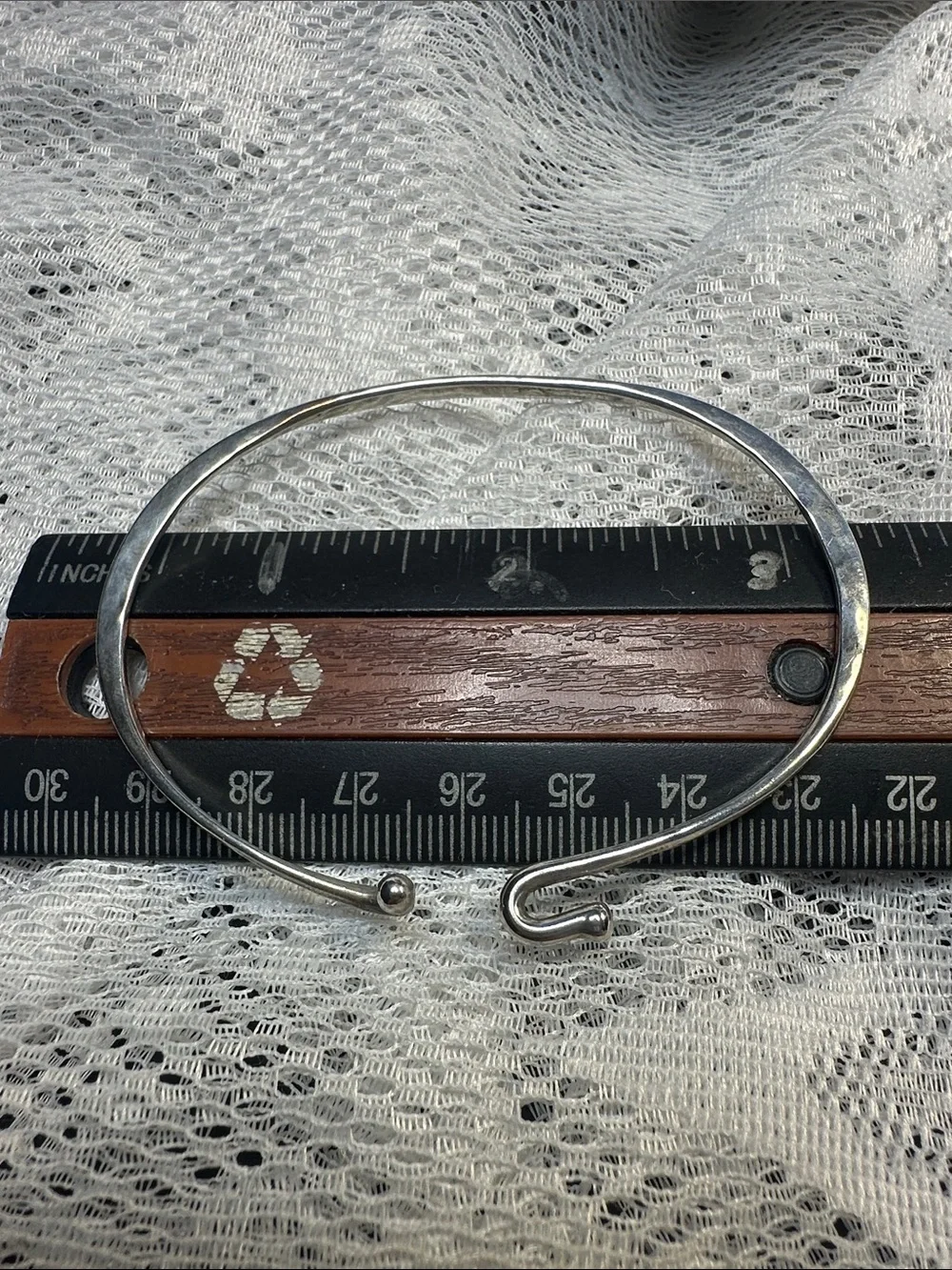 James Avery bracelet bangle 925 sterling silver hook closure